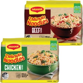 Maggi+2+Minute+Noodles+5+Pack+Selected+Varieties