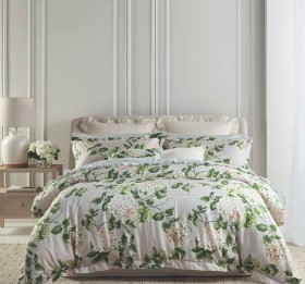 Heritage-Hydrangea-Cotton-Sateen-Quilt-Cover-Set on sale