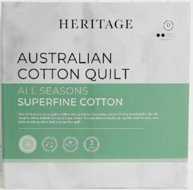 Heritage+All+Seasons+Cotton+Quilt