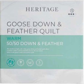 Heritage+50%2F50+Goose+Down+%26amp%3B+Feather+Quilt