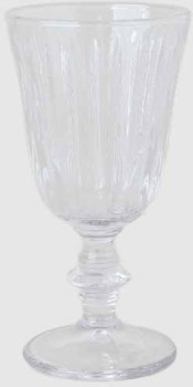 Heritage+Jovan+Wine+Glass+Set+of+4+Clear