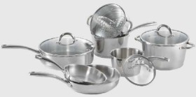 The+Cooks+Collective+7pc+Essentials+Stainless+Steel+Cookware+Set