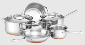 Essteele+5pc+Per+Vita+Stainless+Steel+Cookware+Set