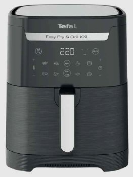 Tefal+Easy+Fry+%26amp%3B+Grill+2+in+1+Xxl+Flexcook+Airfryer+-+Black