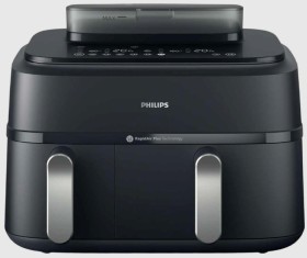 Philips+5000+Series+9L+Dual+Basket+Airfryer+XXL+Steam+-+Black