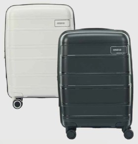 American+Tourister+Light+Max+Spinner+-+Black+or+Off-White