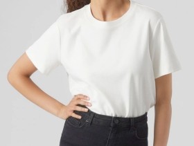 Vera-Moda-Naima-T-Shirt-in-Snow-White on sale
