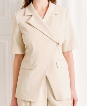 Tokito+Short+Sleeve+Blazer