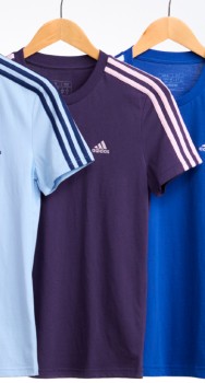 Adidas+Essentials+3S+T-Shirt+-+Purple