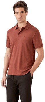 Calvin+Klein+Supima+Embroidered+Polo+-+Red+Alert