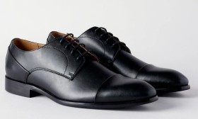 Blaq-Pesaro-Toe-Cap-Dress-Shoe on sale