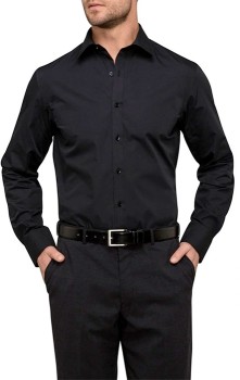 Van+Heusen+Tailored+Fit+Solid+Business+Shirt
