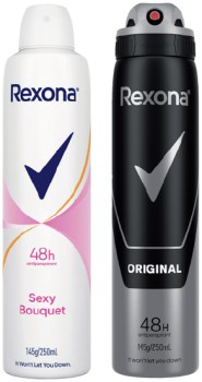 Rexona+Antiperspirant+250mL+Selected+Varieties