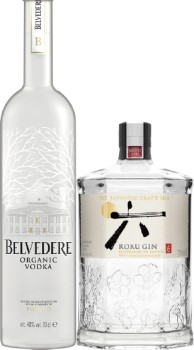 Belvedere+Vodka+or+Roku+Gin+700mL