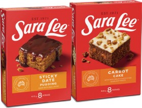 Sara+Lee+Cake+350%E2%80%91400g+or+Pudding+475g+Selected+Varieties