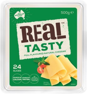 Real+Tasty+Cheese+Slices+24+Pack