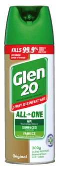 Glen+20+Disinfectant+Spray+300g+Selected+Varieties%2A