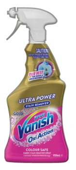 Vanish+Preen+Gold+Oxi+Action+Fabric+Stain+Remover+Spray+450mL+Selected+Varieties