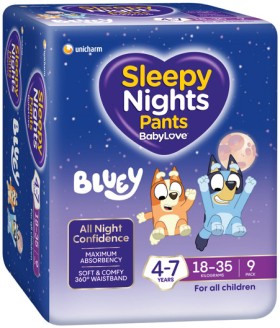 BabyLove+Sleepy+Nights+Pants+4%E2%80%917+Years+9+Pack+or+2%E2%80%914+Years+12+Pack