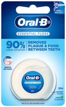 Oral%E2%80%91B+Essential+Mint+Waxed+Dental+Floss+50m