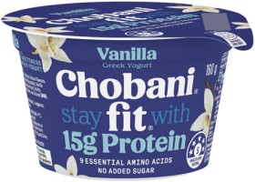 Chobani+Fit+Protein+Greek+Yogurt+Pot+160g+Selected+Varieties
