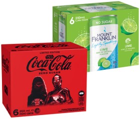 Coca%E2%80%91Cola%2C+Mount+Franklin+or+Deep+Spring+6x250mL+Selected+Varieties