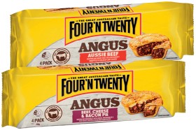 Four%26rsquo%3BN+Twenty+Angus+Beef+Pies+4+Pack+Selected+Varieties