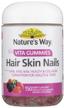 Nature%26%23039%3Bs+Way+Adult+Vita+Gummies+Hair+Skin+Nails+150+Pack