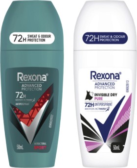 Rexona+Advanced+72hr+Roll+On+Deodorant+50mL