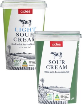 Coles+Sour+Cream+300g