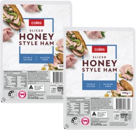 Coles+Honey+Sliced+Ham+100g