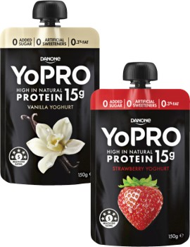 Danone+YoPro+Protein+Yoghurt+Pouch+150g