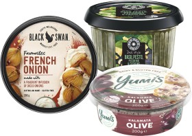 Black+Swan+Favourites+Dip+180g-200g%2C+Yumi%26%23039%3Bs+Dip+200g+or+Red+Rock+Deli+Dip+130g-135g