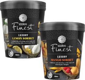 Coles+Finest+Luxury+Sorbet+Tub+500mL
