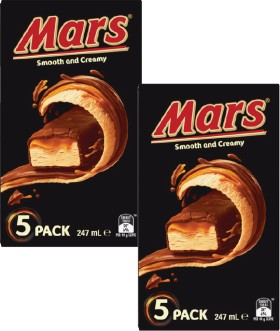 Mars+Smooth+%26amp%3B+Creamy+Frozen+Dessert+Bars+5+Pack+247mL