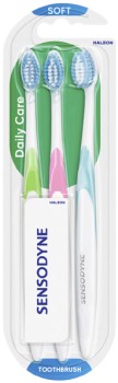 Sensodyne+Soft+Daily+Care+Toothbrush+3+Pack