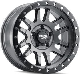 Dirty+Life+Canyon+Pro+-+17x9+Satin+Graphite+Black+Lip