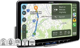 Alpine+11%26rdquo%3B+200W+Halo+Wireless+Car+Play+Android+Auto+DAB%2B+Receiver