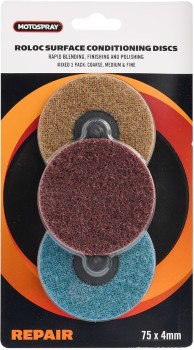 Motospray-Roloc-Surface-Conditioning-Discs-Mixed-PK3 on sale