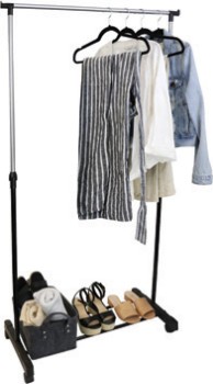 Chrome-Finish-Single-Clothes-Rack-82x150cm on sale