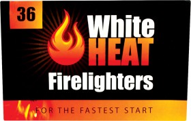 White-Heat-Fire-Lighters-36-Pack on sale