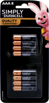 Duracell-Batteries-8-Pack-AAA on sale