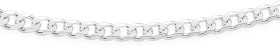 Italian+Sterling+Silver+55cm+Solid+Dia+Cut+Curb+Chain