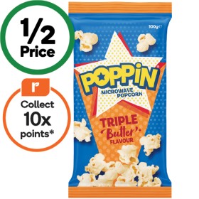 Poppin-Microwave-Popcorn-85-100g on sale
