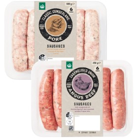 Woolworths-Premium-Butcher-Style-Sausage-Varieties-450-500g on sale