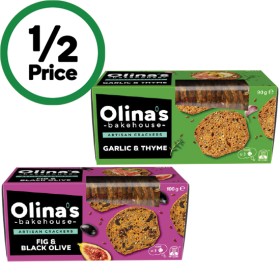 Olinas-Bakehouse-Artisan-Crackers-90-100g on sale