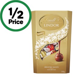 Lindt-Lindor-Cornet-327-333g on sale