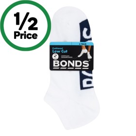 Bonds-Mens-Cushioned-Low-Cut-Socks-Pk-3 on sale