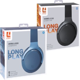 Liquid-Ears-Long-Play-Over-Ear-Wireless-Headphones-Assorted on sale