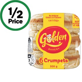 Golden-Crumpets-Rounds-Pk-6 on sale